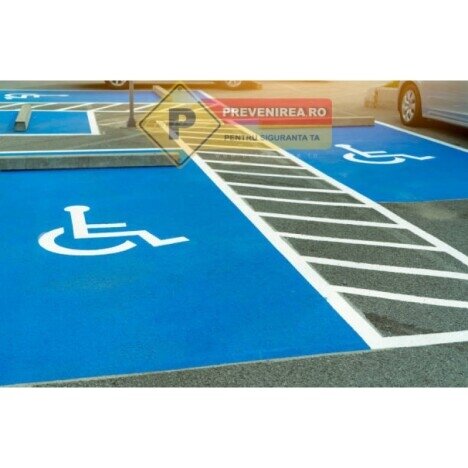 Marcaje amenajare parcare cu handicap